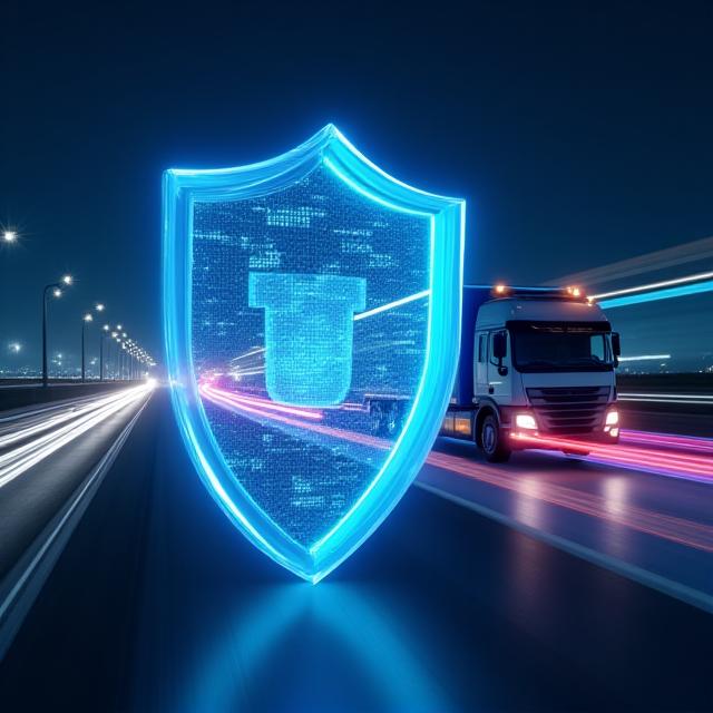 Data security and digital logistics visualization