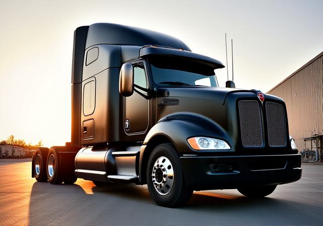 Modern sleeper cab tractor unit